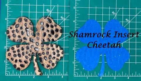 4 Leaf Clover or Shamrock Inserts - Silicone Freshie Mold - Silicone Mold