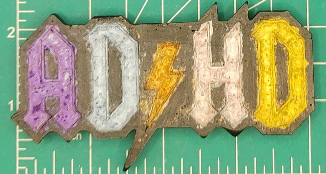 AD/HD ADHD - Silicone Freshie Mold