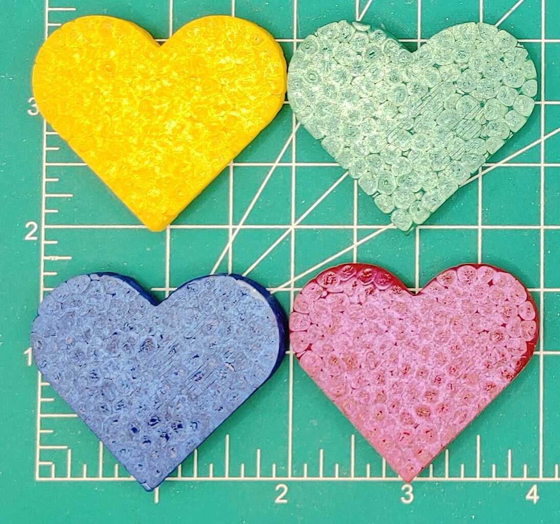 Heart Vent Clip tray - Silicone Freshie Molds