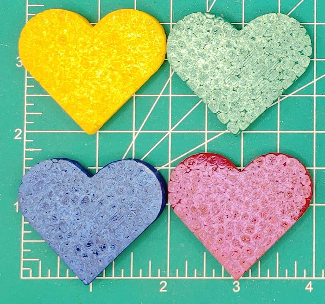 Heart Vent Clips - Silicone Freshie Molds - Silicone Mold