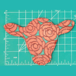 Cow Head Inserts - Silicone Freshie Mold