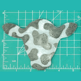Cow Head Inserts - Silicone Freshie Mold - Michelle's Creations TX