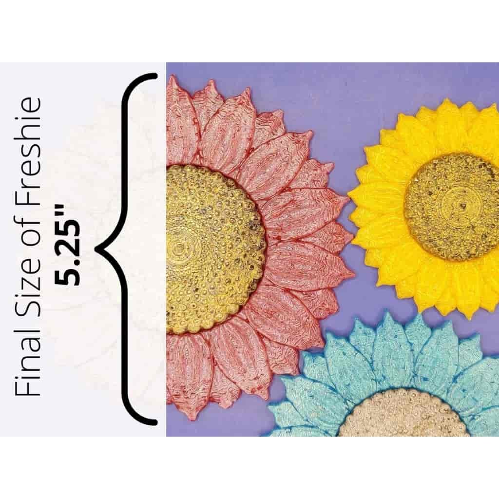 Sunflower 5.25" - Silicone Freshie Mold