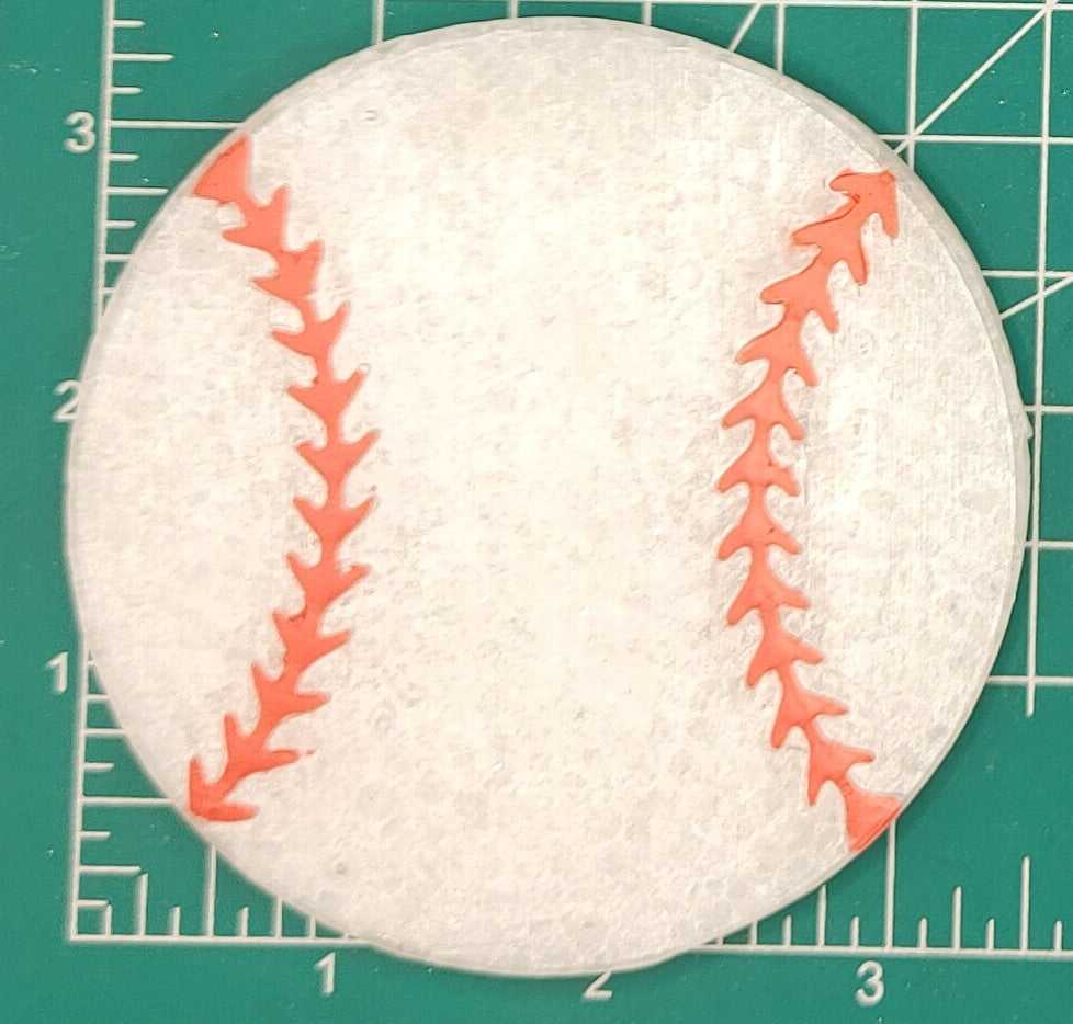 3.5" Circle Sports Ball Inserts - Silicone Freshie Mold