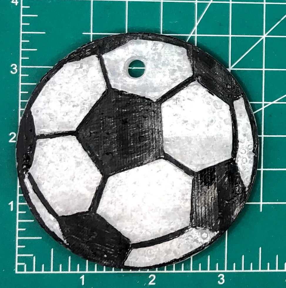 3.5" Circle Sports Ball Inserts - Silicone Freshie Mold