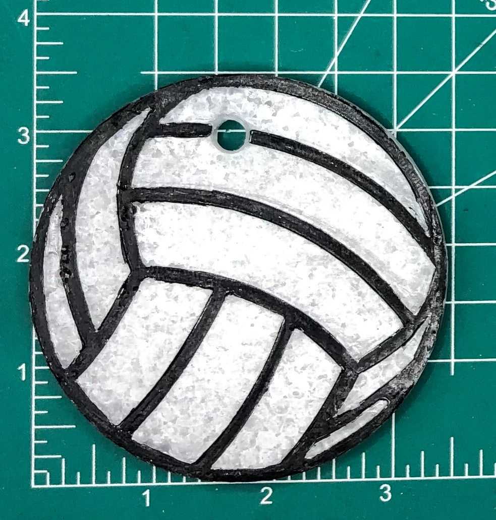 3.5" Circle Sports Ball Inserts - Silicone Freshie Mold