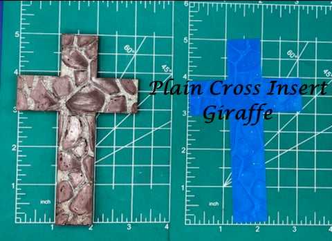 Cross Inserts - Silicone Freshie Mold