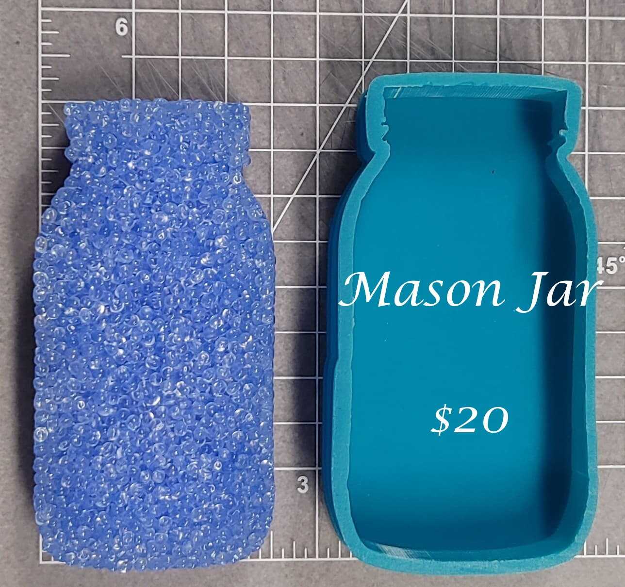 Mason Jar - Silicone Freshie Mold - Silicone Mold