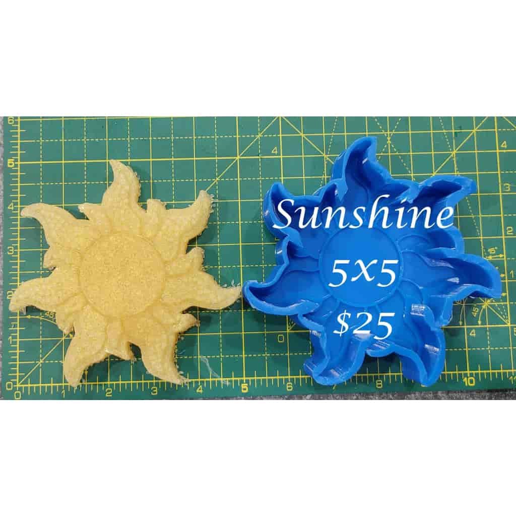Sunshine - Silicone Freshie Mold - Silicone Mold
