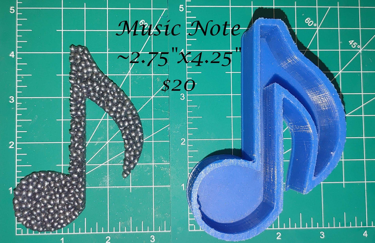 Music Note - Silicone Freshie Mold - Silicone Mold
