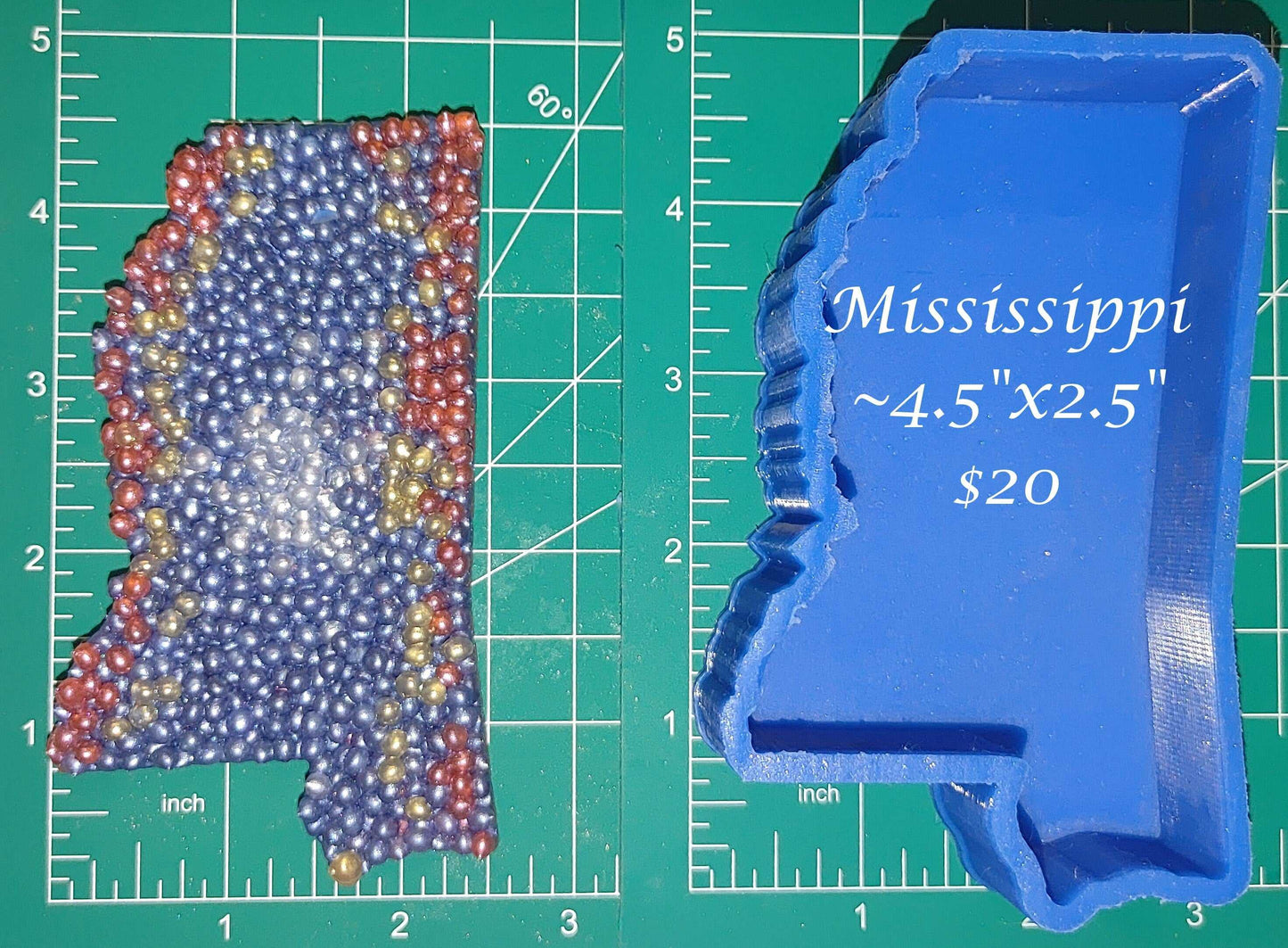Mississippi - Silicone Freshie Mold - Silicone Mold