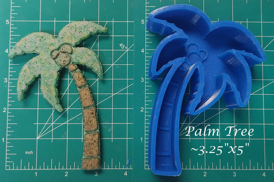 Palm Tree -  Silicone Freshie Mold - Silicone Mold
