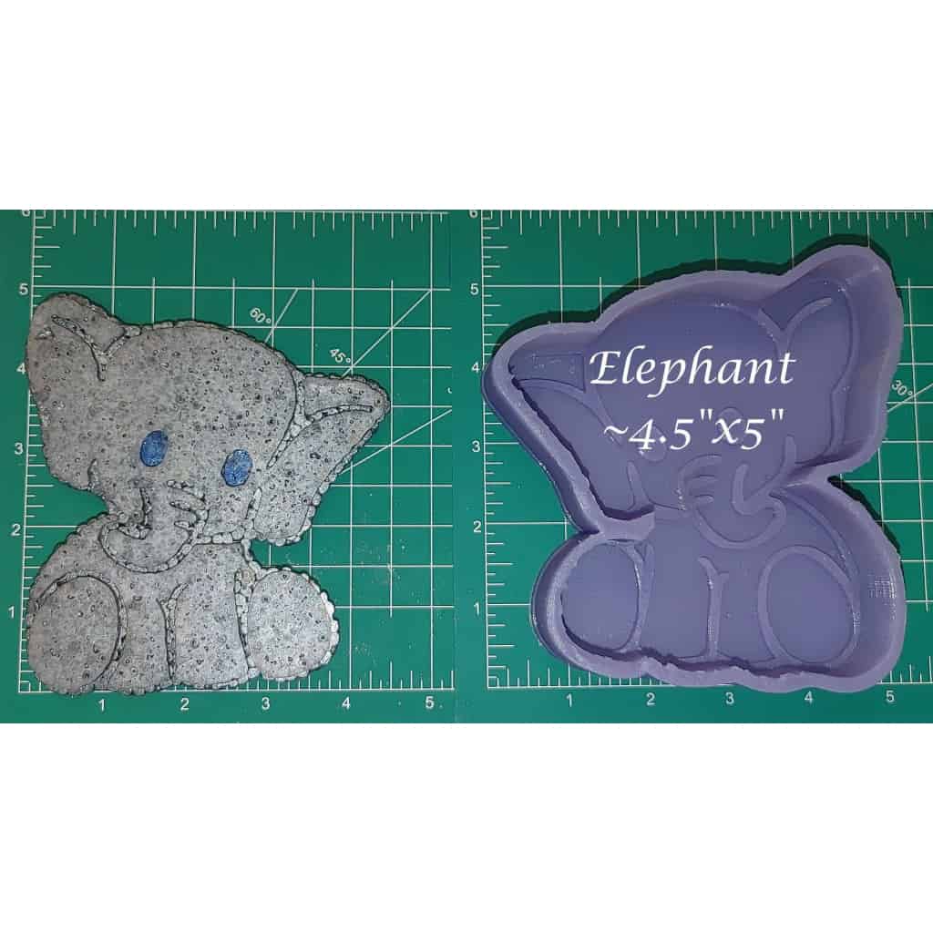 Baby Elephant - Silicone Freshie Mold