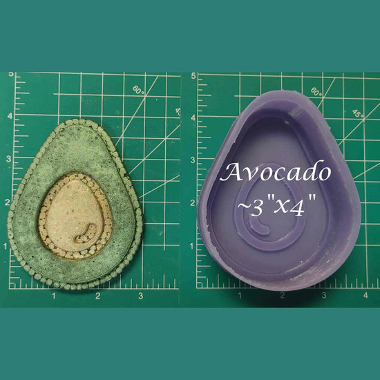 Avocado - Silicone Freshie Mold