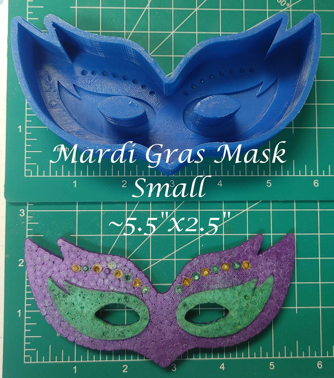 Mardi Gras Mask Silicone Freshies, Silicone Molds, Silicone Freshie Mold,  Molds for Freshies, Aroma Bead Molds. 