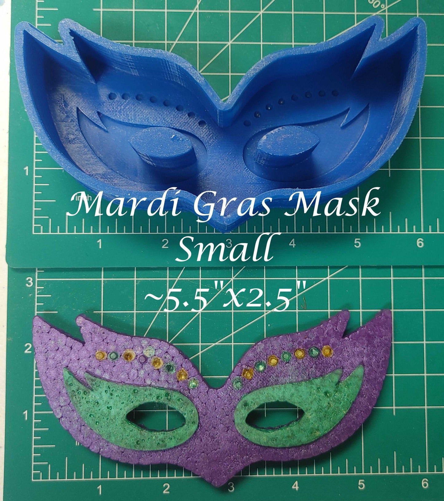 Mardi Gras Mask - Silicone Freshie Mold