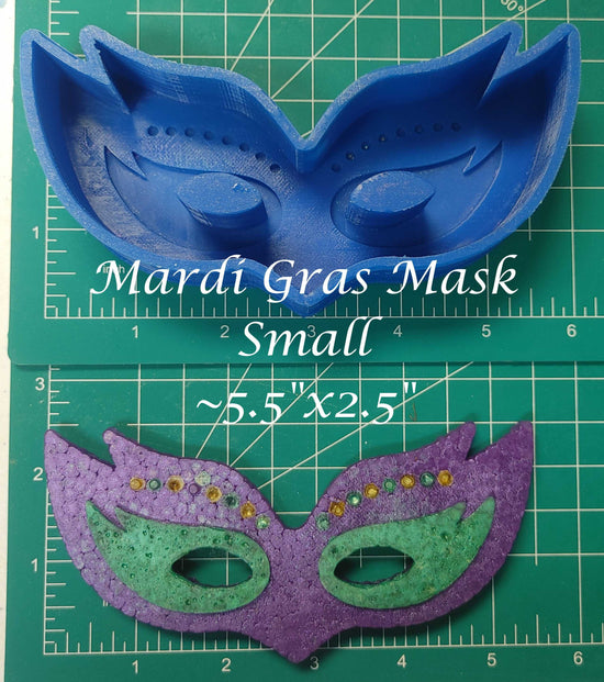 Mardi Gras Mask - Silicone Freshie Mold