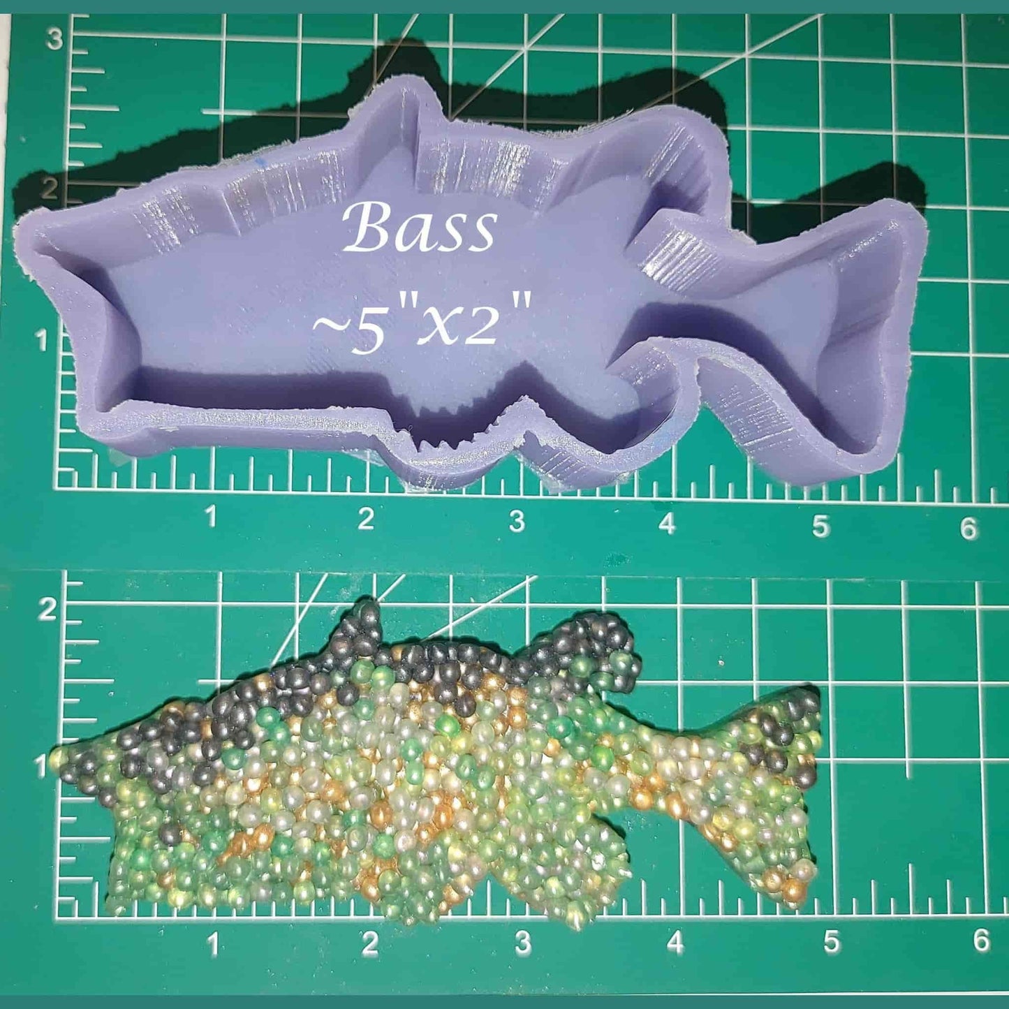 Bass, Plain - Silicone Freshie Mold - Silicone Mold