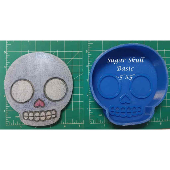 Sugar Skull - Silicone freshie mold - Silicone Mold