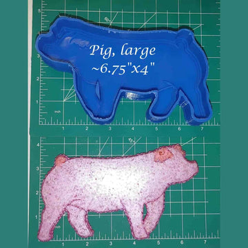 Show Pig - Duroc - Silicone freshie mold