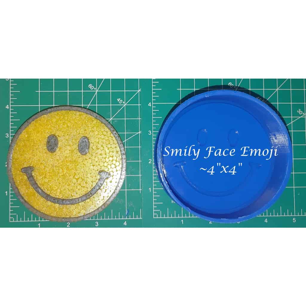 Emoji - Smiley Face - Silicone Freshie Mold - Silicone Mold