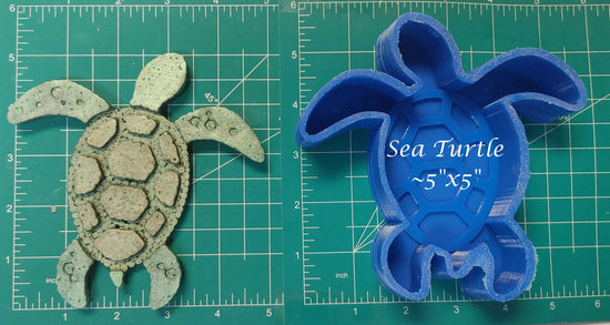 Sea Turtle - Silicone freshie mold - Silicone Mold