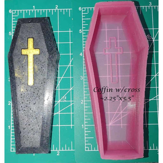 Coffin - Silicone Freshie Mold - Silicone Mold