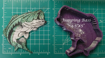 Jumping Bass - Silicone Freshie Mold