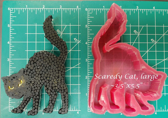 Scaredy Cat - Silicone freshie mold