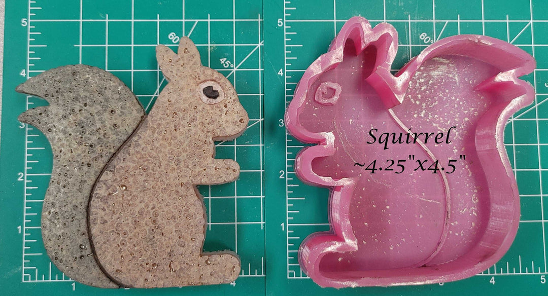 Squirrel Silicone freshie mold - Main Image
