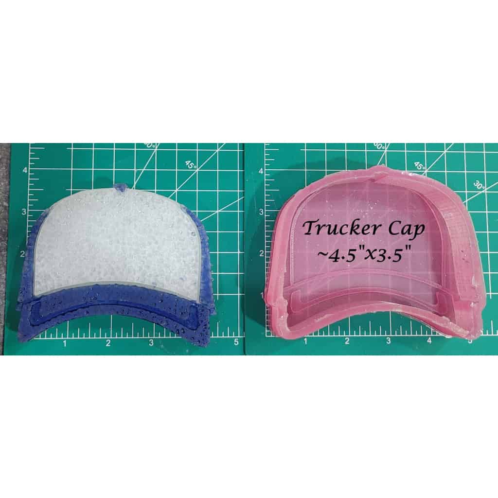 Trucker or Baseball Cap Hat - Silicone Freshie Mold