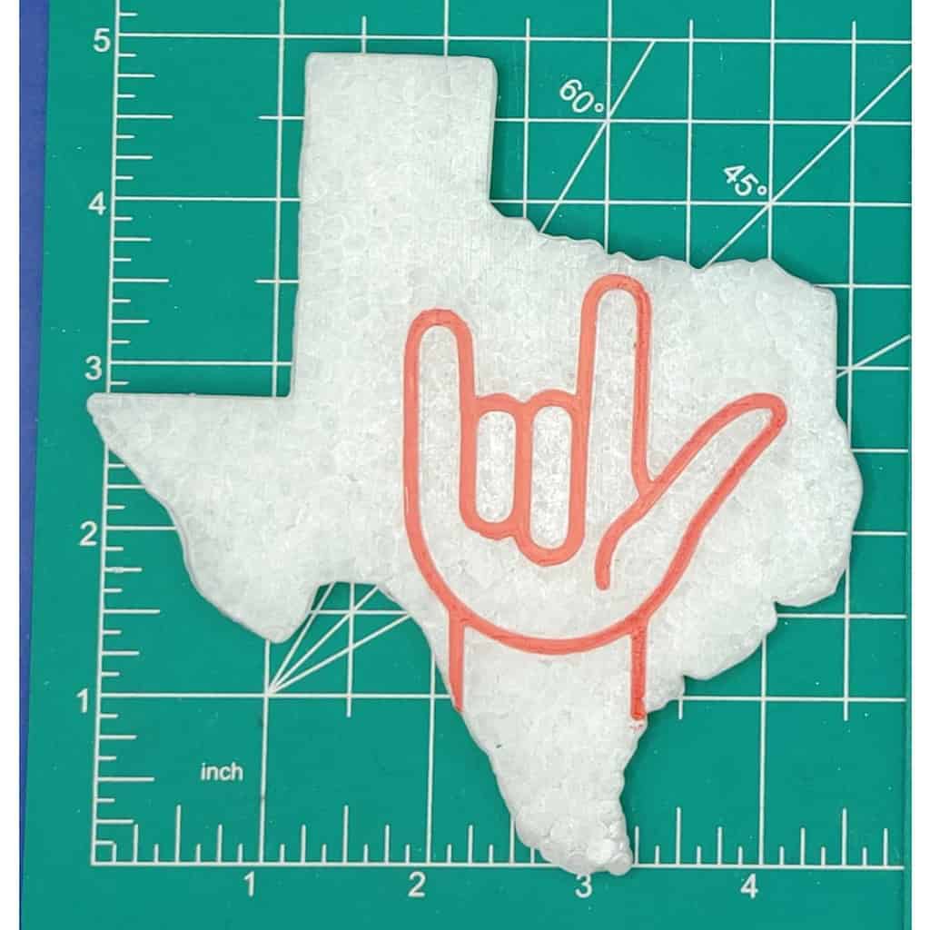 Texas State - Freshie Mold Inserts