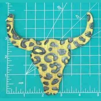 Steer Skull Inserts - Silicone Freshie Mold