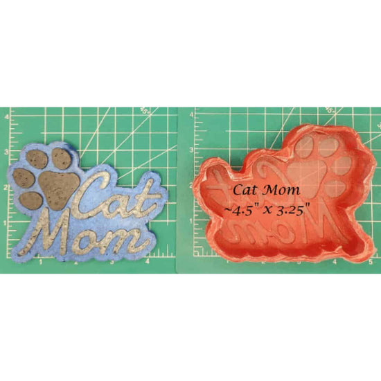Cat Mom - Silicone Freshie Mold - Silicone Mold