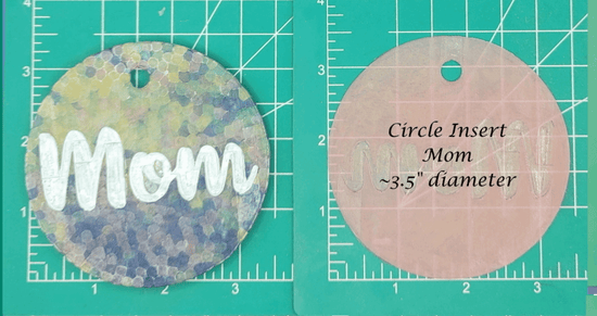 Family Name Inserts for 3.5" Circle molds - Silicone Freshie Mold