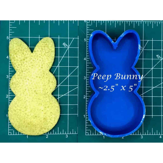 Peep Bunny -  Silicone Freshie Mold - Silicone Mold