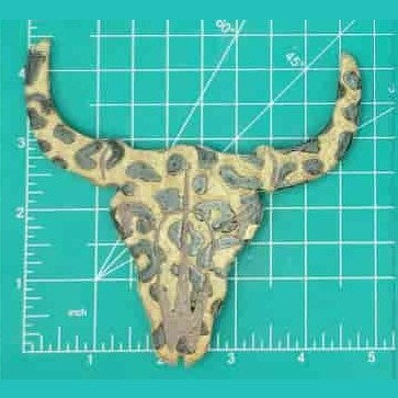 Steer Skull Inserts - Silicone Freshie Mold
