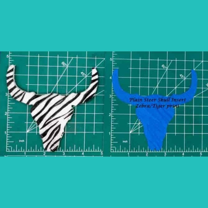 Steer Skull Inserts - Silicone Freshie Mold