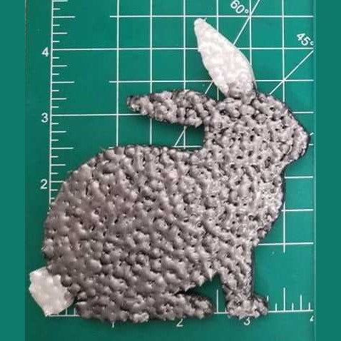 Easter Bunny Side Profile Inserts - Silicone Freshie Mold