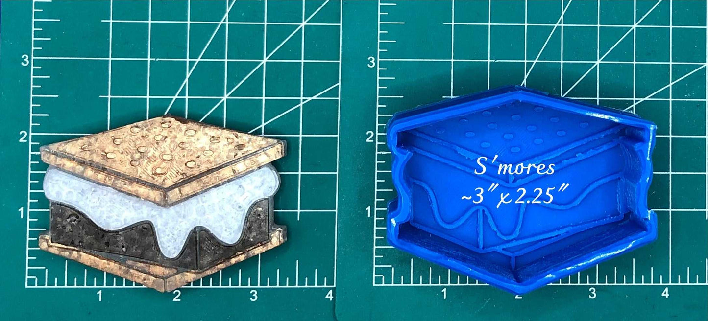 3D file S'more Marshmallow Freshie STL Mold Housing・3D printing design to  download・Cults
