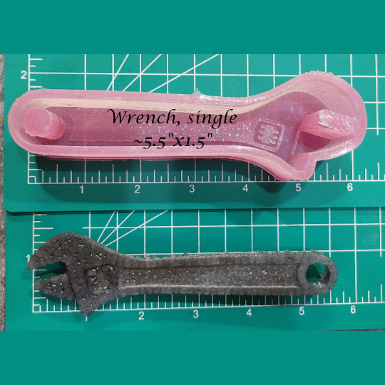 Wrench, single -Silicone Freshie Mold